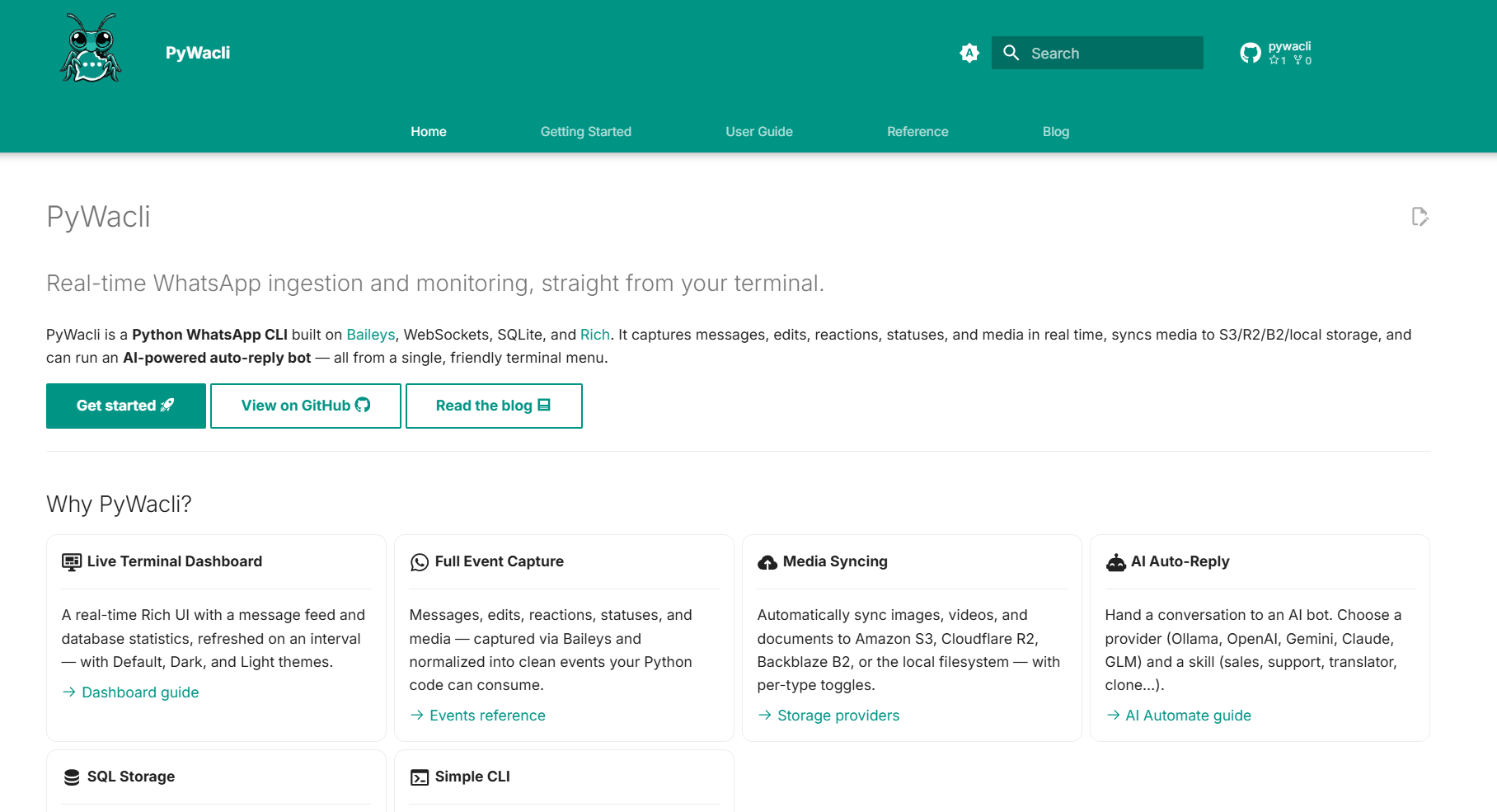 PyWacli — WhatsApp CLI preview