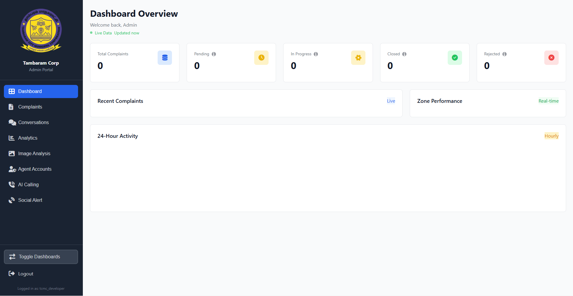 Tambaram AI Chatbot preview